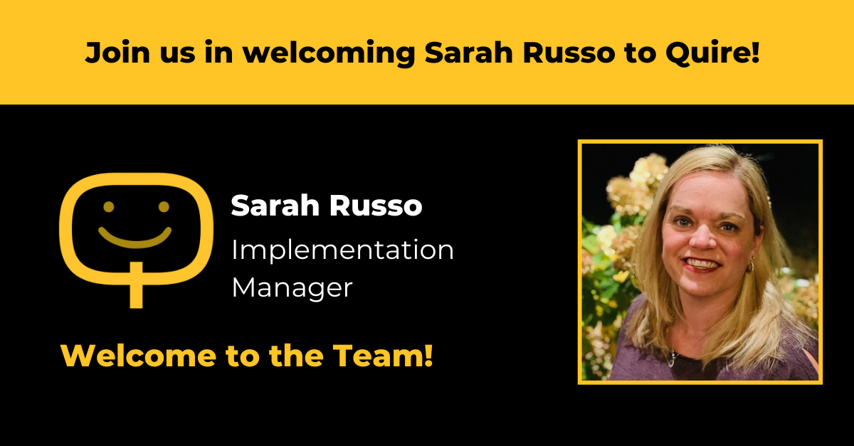 Welcome to Quire, Sarah!