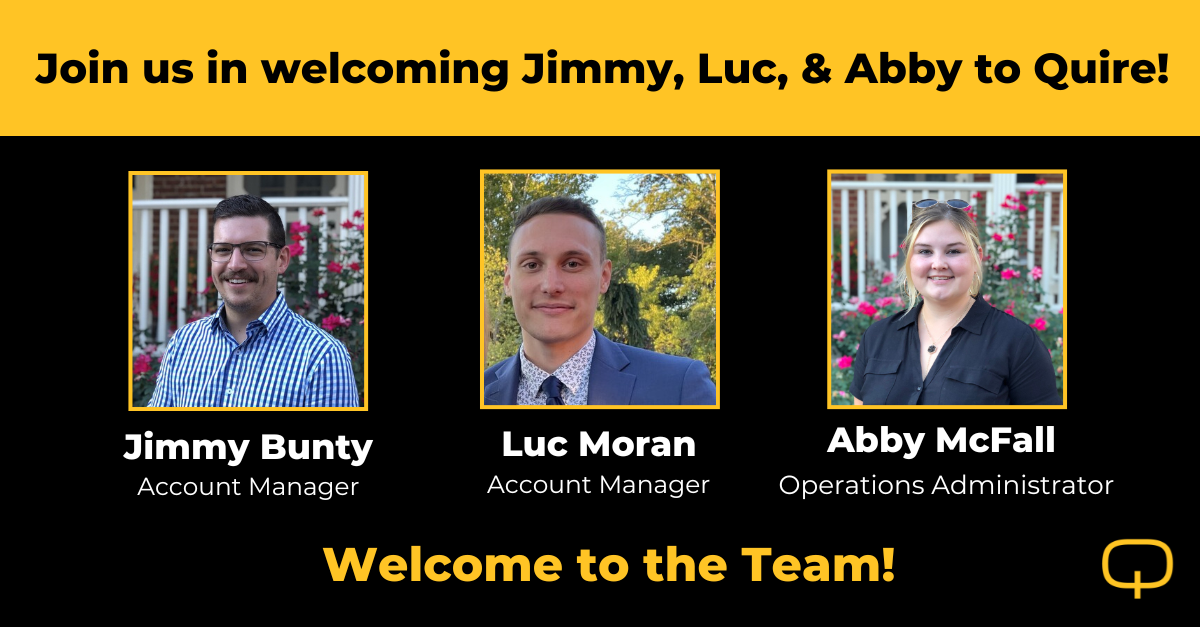 Welcome to Quire, Jimmy, Luc, & Abby